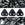 Perlen Einzelhandel 2 Loch Perlen CzechMates triangle hematite 6mm (10g)