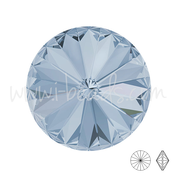 Swarovski 1122 rivoli crystal blue shade 12mm (1)