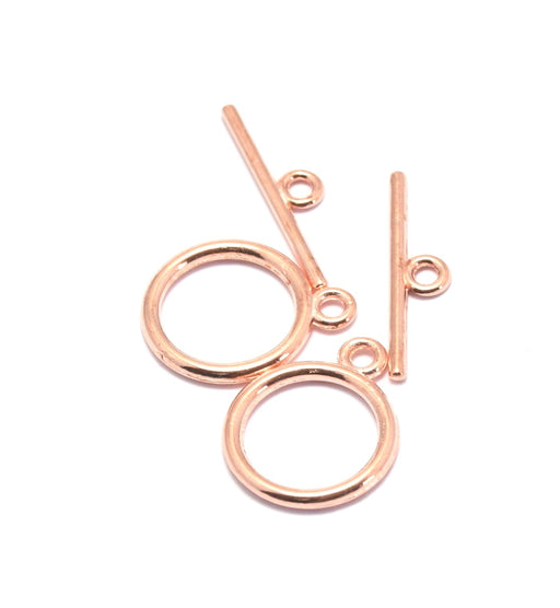 Kaufen Sie Perlen in Deutschland Verschluss T in echt rosé vergoldet 9mm (1)