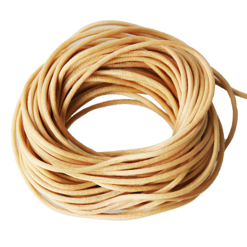 Satinschnur Beige 2mm, 10m (1)