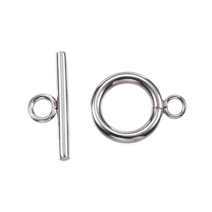 Verschluss T Edelstahl RHODIUM 13mm und T-Bar 18mm (1)