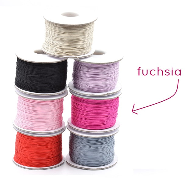 Satinschnur FUCHSIA 0.5mm, 3m (1)