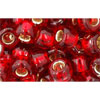 cc25c - Toho rocailles perlen 3/0 silver-lined ruby (10g)