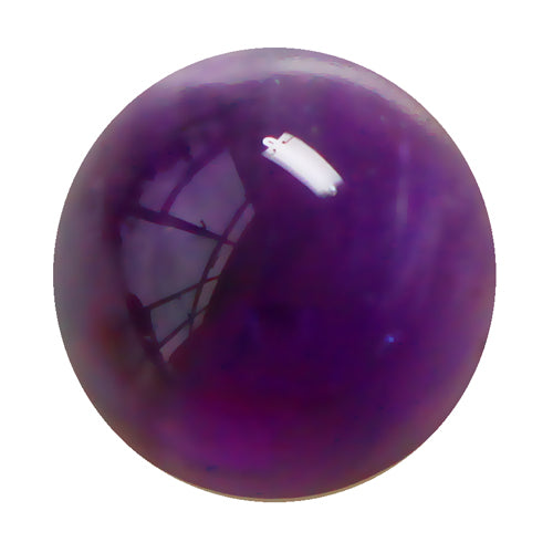 Runder cabochon amethyst 20mm (1)