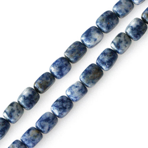 Brasilanischer sodalite nugget perlen strang 4x6mm (1)