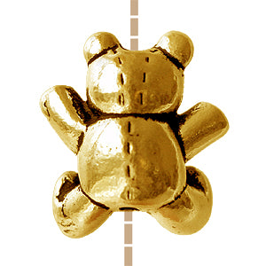 Teddybär perle antik vergoldet (1)