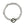 Perlen Einzelhandel Armband mit Knebelverschluss Silberfarben 20cm (1)