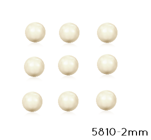 5810 Swarovski CRYSTAL CREAMROSE LIGHTPEARL  2mm (50)