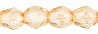 Kaufen Sie Perlen in Deutschland Czech fire-polished beads Transparent champagne 4mm (50)