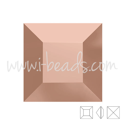 Kaufen Sie Perlen in Deutschland Swarovski Elements 4428 Xilion square crystal rose gold 8mm (1)