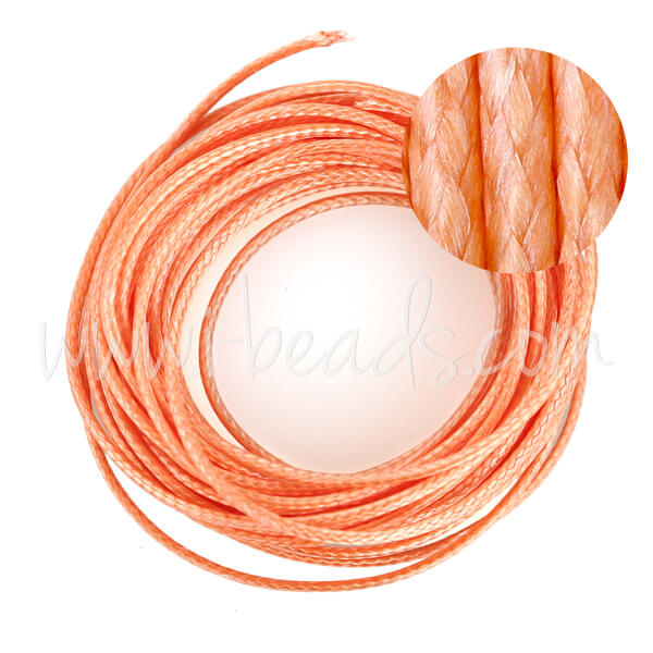 Snake Satinschnur Peach 1mm (5m)