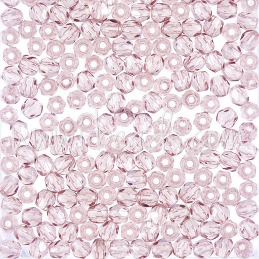 Kaufen Sie Perlen in Deutschland Glasschliffperlen light amethyst 3mm (50)