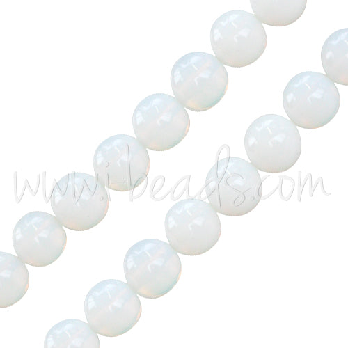 Opalite   Runde Perlen 8mm am Strang (1)