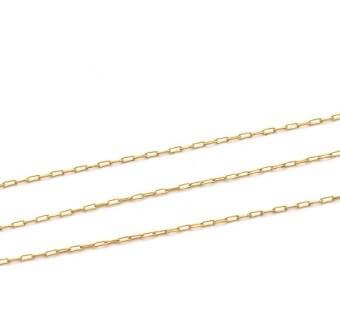 Kaufen Sie Perlen in Deutschland Magische Kette aus Edelstahl GOLD 0,5 mm (50 cm)