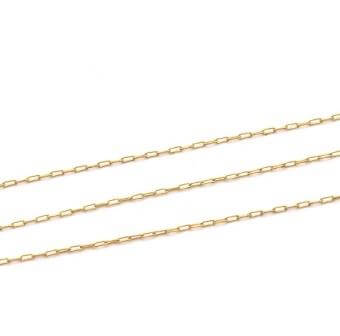 Magische Kette aus Edelstahl GOLD 0,5 mm (50 cm)