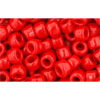 cc45 - Toho rocailles perlen 6/0 opaque pepper red (10g)