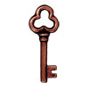 Schlüssel charm antik kupfer (1)