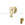Perlengroßhändler in Deutschland Buchstabenperle P vergoldet 7x6mm (1)