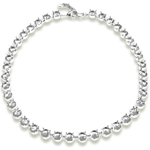 Halskettenfassung für 38-39 Swarovski 1088 SS39 silber-plattiert (1)