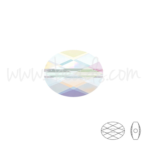 5051 Swarovski mini ovale perlen crystal ab 8x6mm (2)