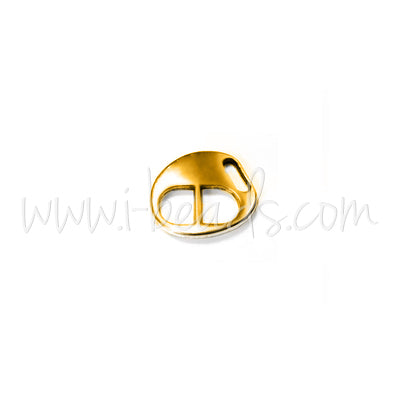 Schmuckschnalle Gold-Plattiert 14x12mm (1)