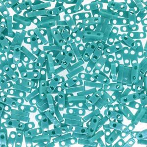 Cc412 - miyuki tila perlen QUARTER Opaque TURQUOISE 1.2mm (50 beads)