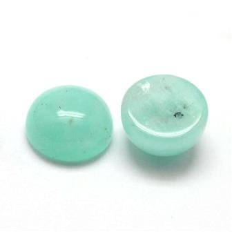 Kaufen Sie Perlen in Deutschland Runder cabochon natürlicher Amazonit 8mm (1)