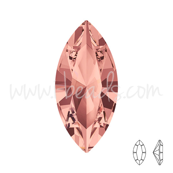 Swarovski 4228 navette blush rose 15x7mm (1)