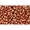 cc1708 - Toho rocailles perlen 11/0 gilded marble red (10g)