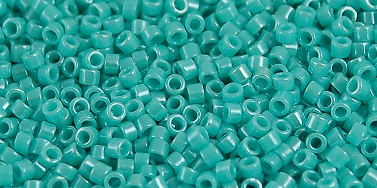 cc132- Toho Treasure beads 11/0  Opaque-Lustered Turquoise  (5gr)