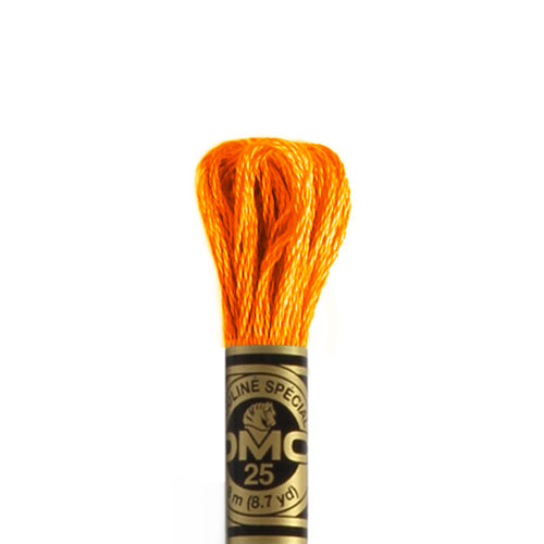 DMC mouliné special baumwolle 8m Gelb 741 (1)