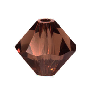 5328 Swarovski xilion doppelkegel smoked topaz 6mm (10)