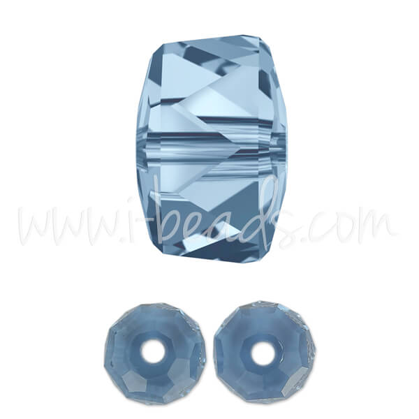 Swarovski 5045 rondelle Perlen denim blue 6mm (6)