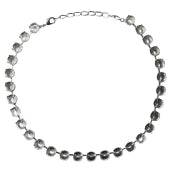 Kaufen Sie Perlen in Deutschland Halskettenfassung für 28-29 Swarovski 1122 Rivoli SS47 silber-plattiert (1)
