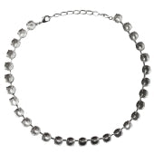 Halskettenfassung für 28-29 Swarovski 1122 Rivoli SS47 silber-plattiert (1)