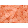 cc11f - toho rocailles perlen 6/0 transparent frosted rosaline (10g)