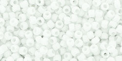 cc41f - Toho perlen 15/0 opaque frosted white (5g)