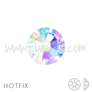 Strass Swarovski 2078 hot fix flat back crystal ab ss12-3mm (80)