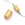 Perlengroßhändler in Deutschland Säulenrohr aus vergoldeten Messingperlen, Mantra Ethnisch , 21x12mm, Loch 2mm (1)