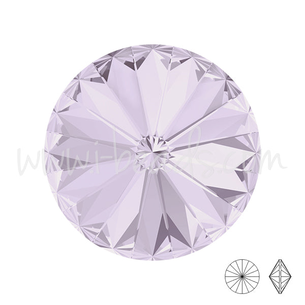 Swarovski 1122 rivoli smoky mauve 12mm (1)