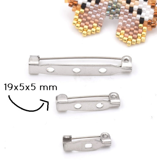 Kaufen Sie Perlen in Deutschland Spindelstütze aus Stahl 19x5x5 mm (2 )