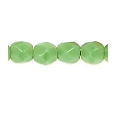 Kaufen Sie Perlen in Deutschland Glasschliffperlen  OPAQUE OLIVINE 3mm (30)