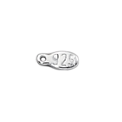 Sterling silver 925 qualitätssiegel 6x3mm (5)