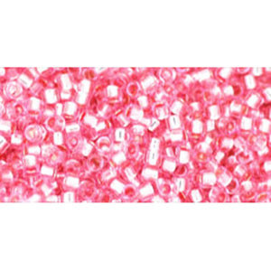 cc38 - Toho treasure perlen 11/0 silver lined pink (5g)
