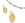 Perlen Einzelhandel Anhänger ethnisch Herz vergoldet Qualität 8mm (2)