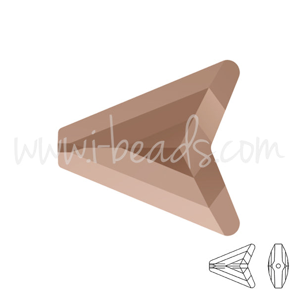 Swarovski Pfeil 5748 crystal rose gold 2X 16mm (1)