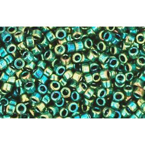 cc507 - Toho treasure perlen 11/0 higher metallic iris green (5g)