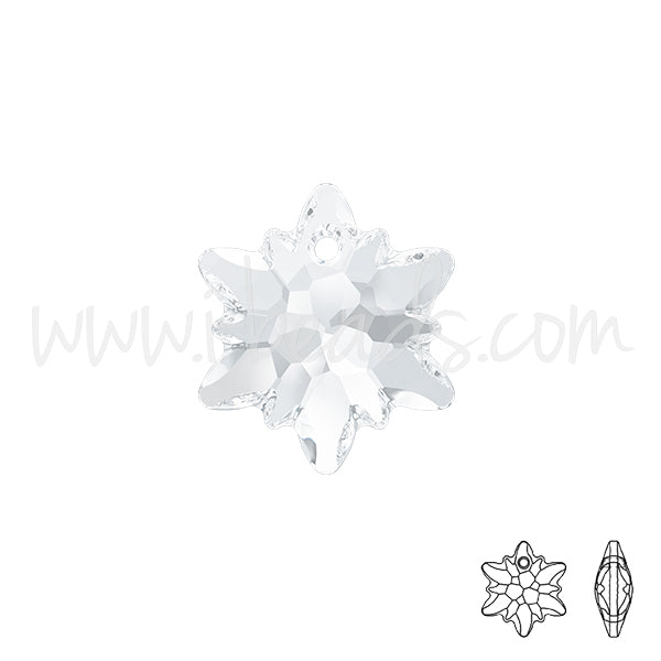 Swarovski 6748 Edelweiss Anhänger crystal 14mm (1)