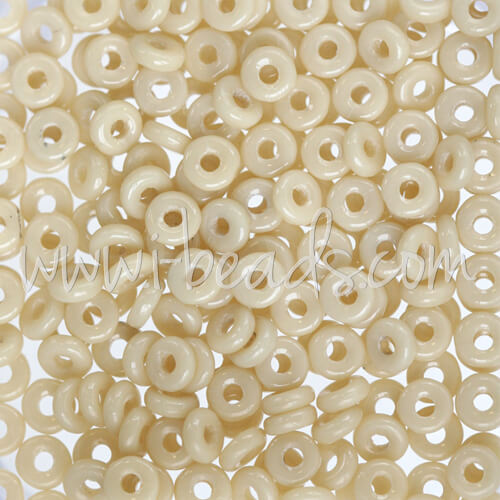 O beads 1x3.8mm antique beige (5g)