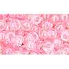 cc171d - Toho rocailles perlen 6/0 trans-rainbow ballerina pink (10g)